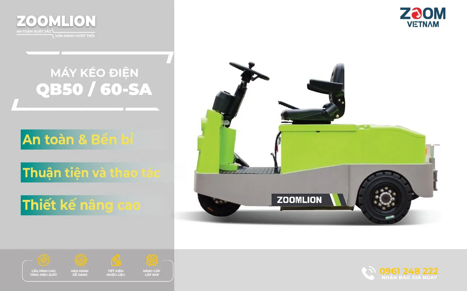 Máy kéo điện QB50/60-SA