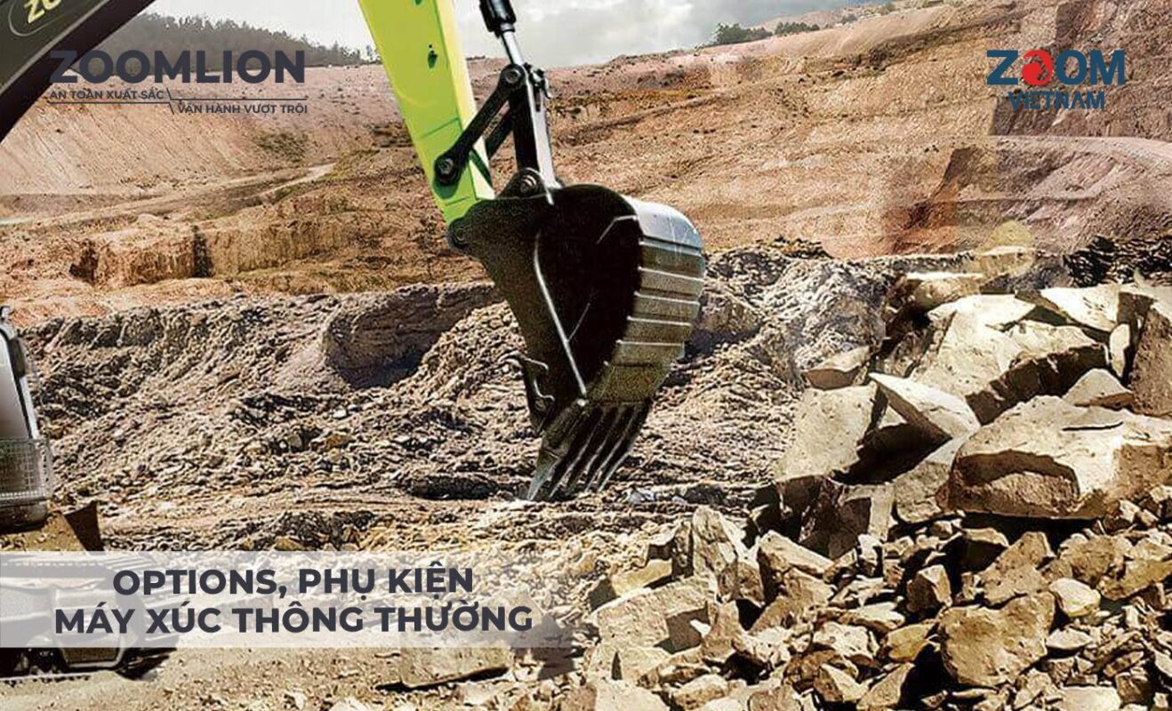 Phụ kiện máy xúc thông dụng