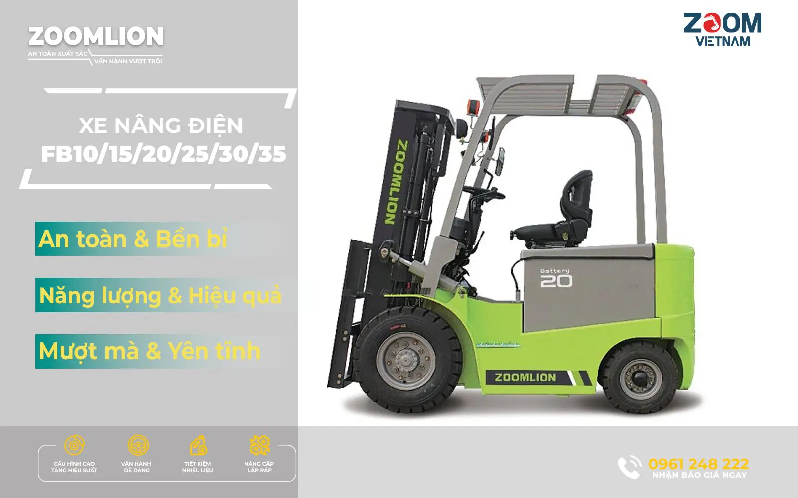 Xe nâng điện FB10/15/20/25/30/35