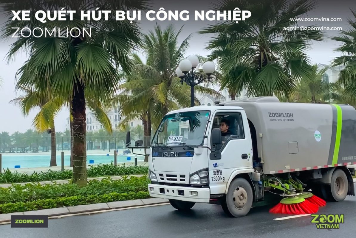 Xe quét rác hút bụi Zoomlion ZBH5073 4,5 khối
