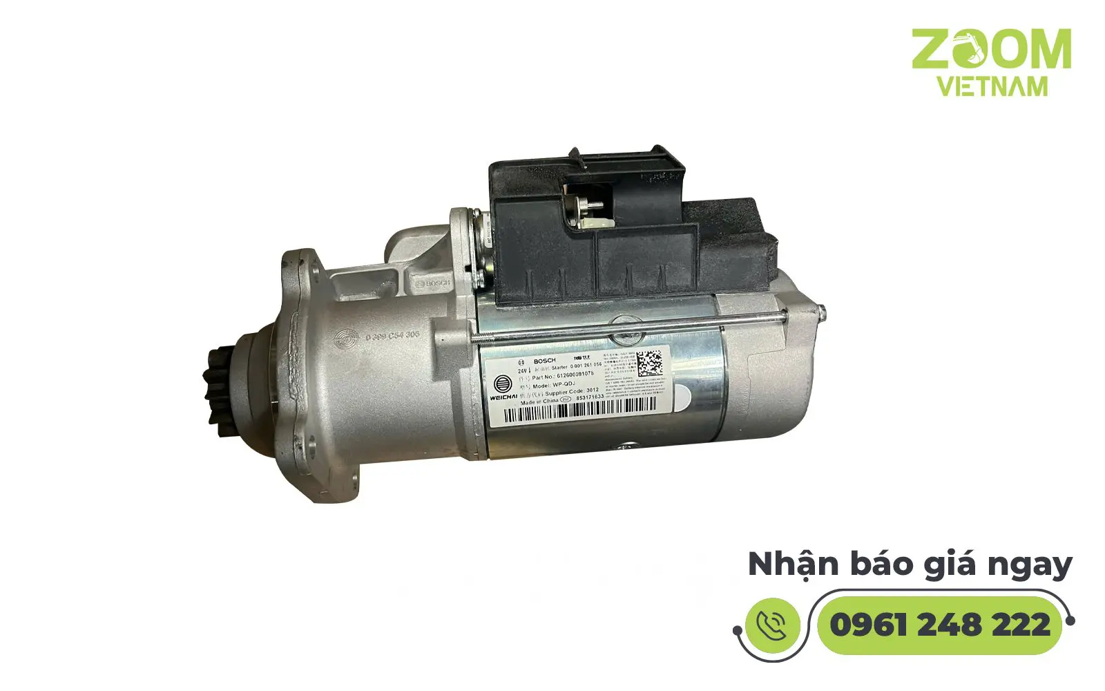 Bộ Khởi Động (Củ Đề) Weichai 24V – Mã WP-QDJ
