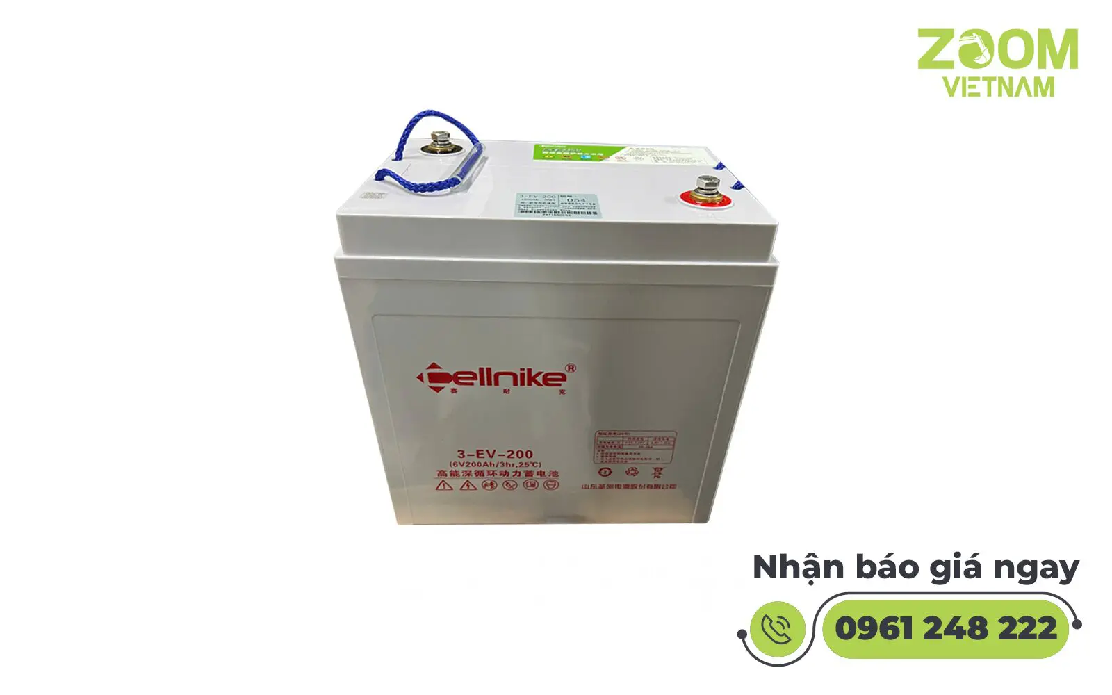 Bình Ắc Quy Xe Quét S8 Zoomlion - Bền Bỉ, Ổn Định