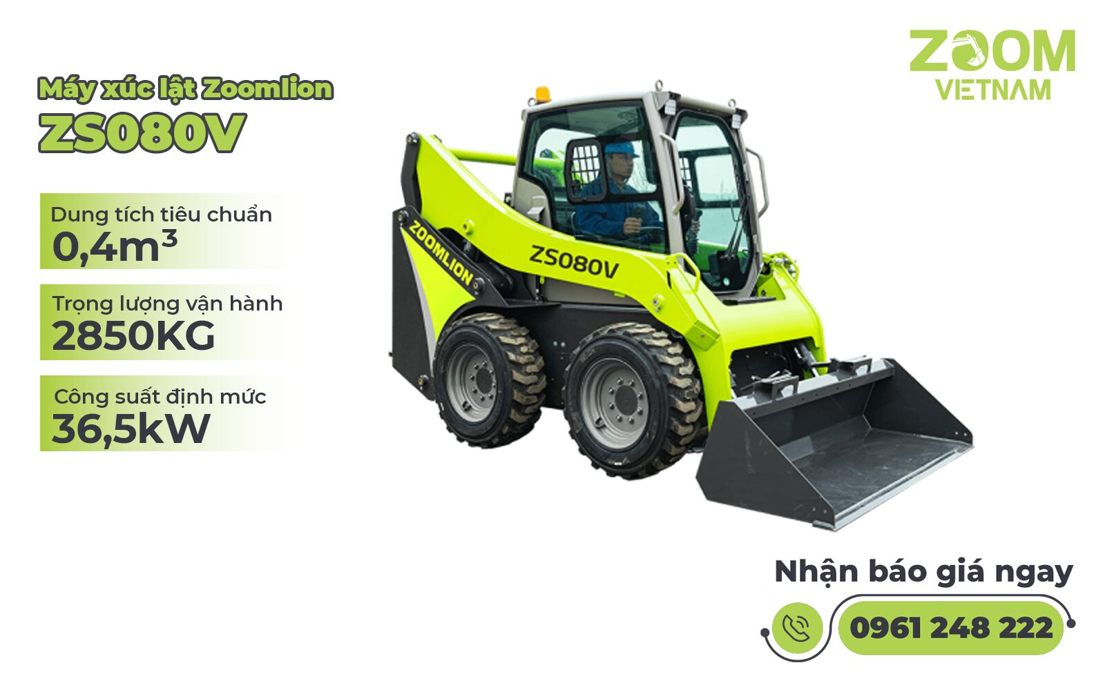 Máy Xúc Lật ZS080V