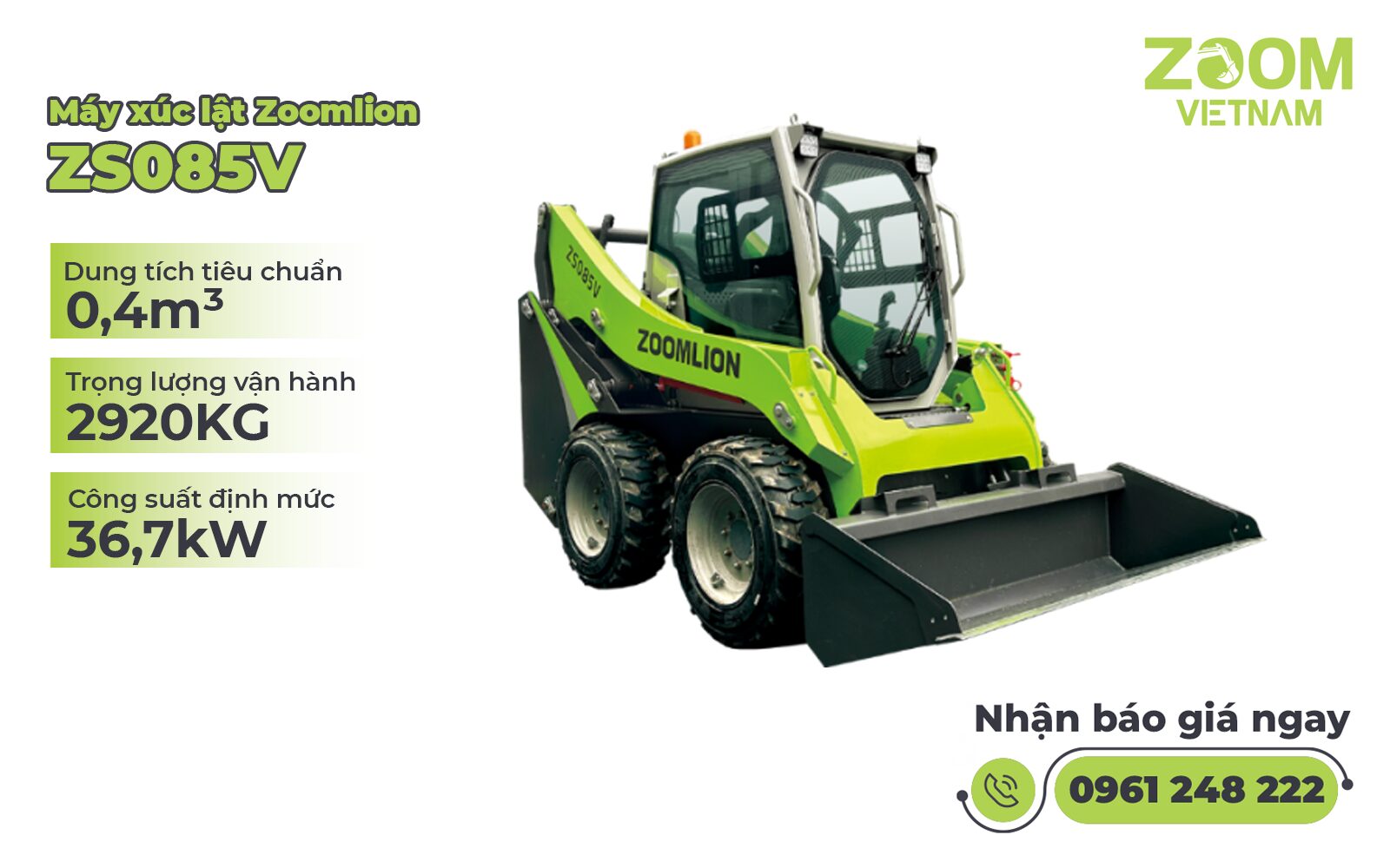 Máy Xúc Lật ZS085V