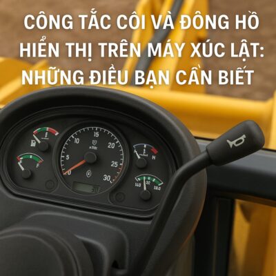 Công Tắc Còi và Đồng Hồ Hiển Thị Trên Máy Xúc Lật: Những Điều Bạn Cần Biết