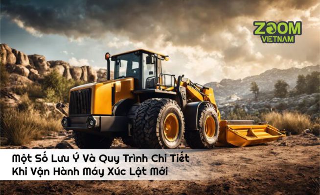 Một Số Lưu Ý Và Quy Trình Chi Tiết Khi Vận Hành Máy Xúc Lật Mới