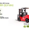 Xe nâng điện đối trọng 3,5 tấn EFX5-351