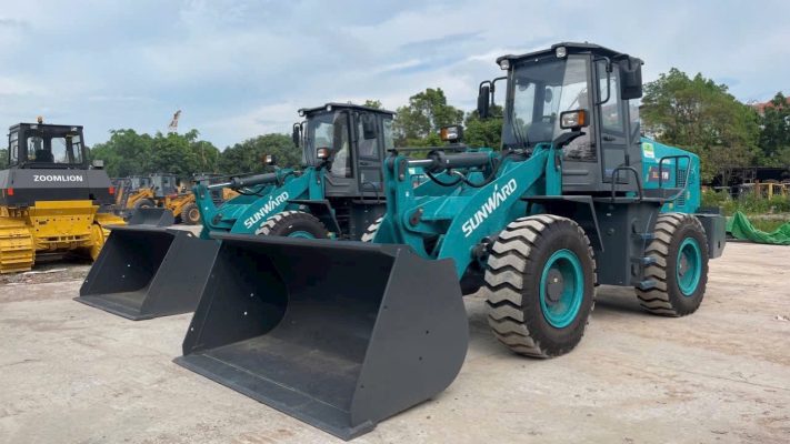Xe xúc lật Sunward - Zoom Việt Nam