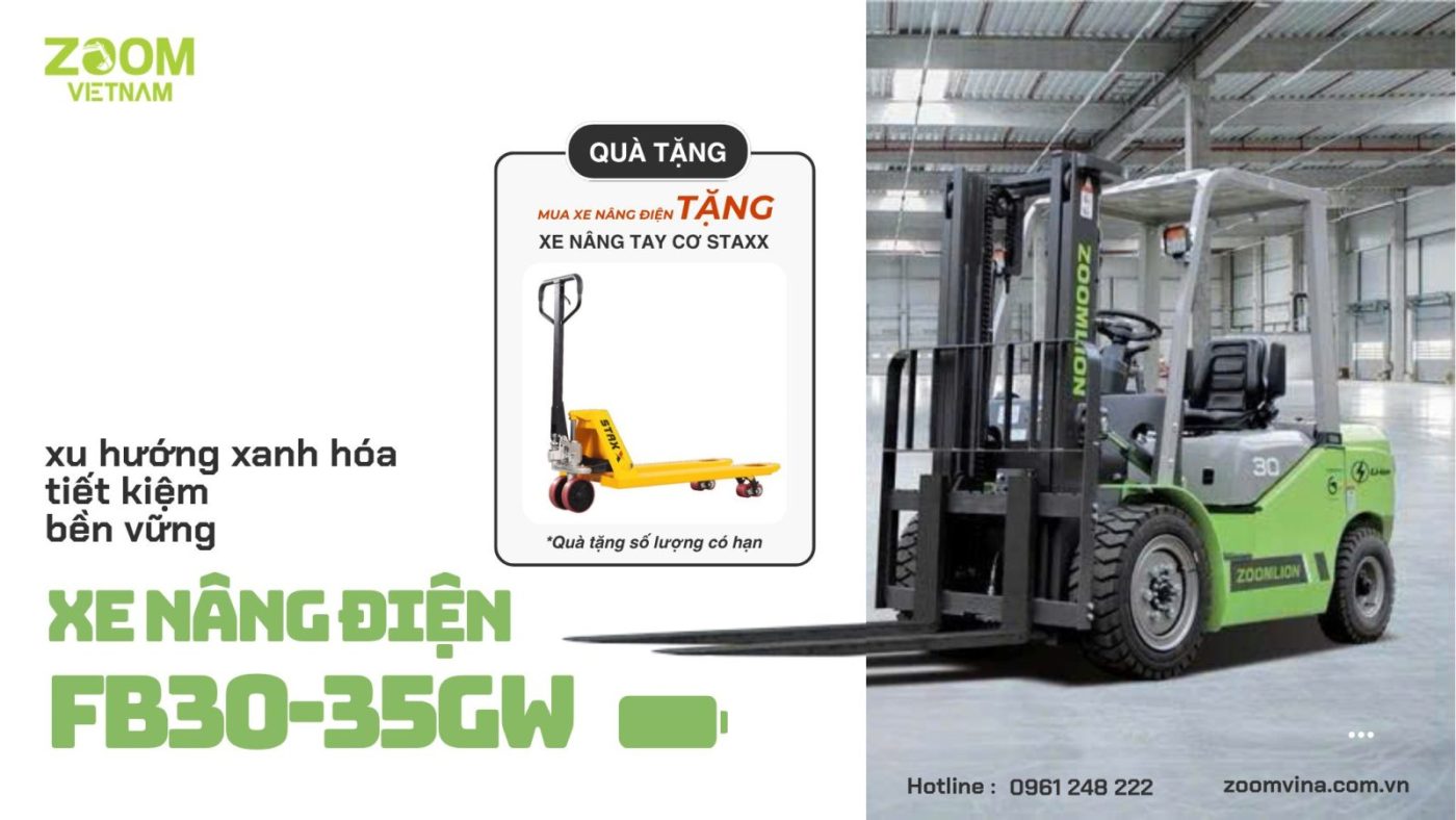 Xe nâng điện mua 1 tặng 1