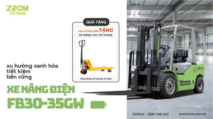 Xe nâng điện mua 1 tặng 1