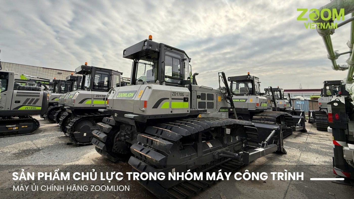 Máy Ủi Chính Hãng Zoomlion – Sản Phẩm Chủ Lực Trong Nhóm Máy Công Trình