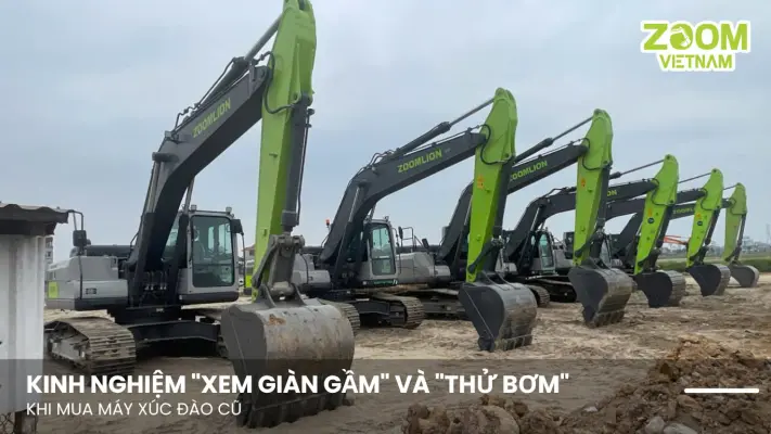 Kinh Nghiệm Xem Giàn Gầm Và Thử Bơm Khi Mua Máy Xúc Đào Cũ (Update 2026)