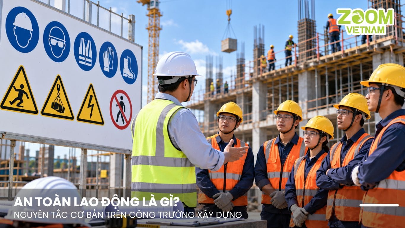 An Toàn Lao Động Là Gì? Nguyên Tắc Cơ Bản Trên Công Trường Xây Dựng